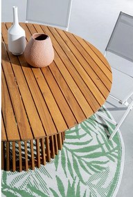 Akácfa kerek kerti étkezőasztal ø 120 cm Rodano – Bizzotto