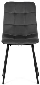 Szürke Bársony Étkezőszék. CT-281 GREY4