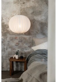 Fehér függőlámpa textil búrával ø 50 cm Florence – Markslöjd