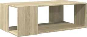 vidaXL sonoma tölgy színű szerelt fa dohányzóasztal 89,5 x 48 x 30 cm