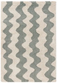 Shaggy rug Louise Green 160x230 cm