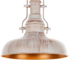 Brilagi - Mennyezeti lámpatest PYRONIC 1xE27/40W/230V átm. 32 cm krémszín/patina