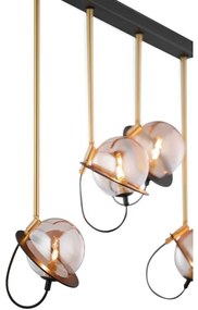 Jupiter 1892 - Csillár rúdon PLANET 4xG9/10W/230V arany