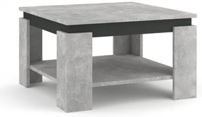 OLAF dohányzóasztal szürke beton/antracit