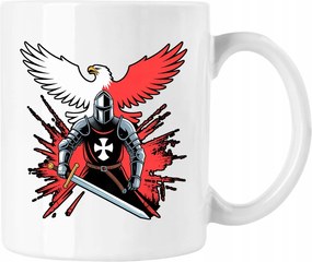 Bögre lengyel hazafias sas hazafi fehér 330ml