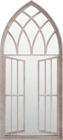 vidaXL homokszínű vas tükör beltéri használatra 100 x 45 cm