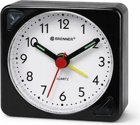 Kvarc Ébresztőóra Brenner Re 03 Fekete Kocka Hálózsák Snooze