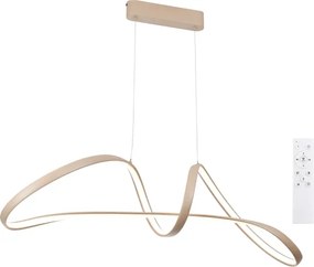 BRILAGI-LED Fényerőszabályozható kábeles csillár TWISTER LED/60W/230V 3000-6000K bézs+távirányító
