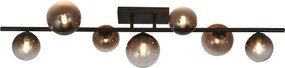 Brilagi - LED felületre szerelt csillár MILLA 7xG9/3W/230V barna/füstbarna