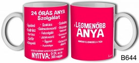 Bögre Legmenőbb Anya 3 dl