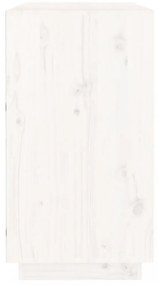 fehér tömör fenyőfa tálalószekrény 100 x 40 x 75 cm