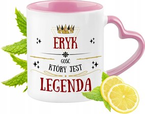 Erik Bögre Rózsaszín Szív Alakú Füllel Kávé Ajándék