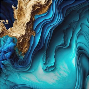 Flizelin tapéta Divatos 3D fali energia hullámok 250x250 ragasztóval