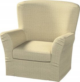 Dekoria Tomelilla magas fotelhuzat Ikea könyvjelzőkkel barna