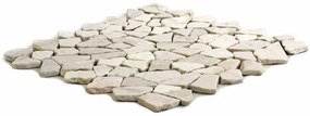 Márvány mozaik Garth, burkolat - krémszín