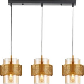 Italux modern függeszték vinoti borostyán arany itxpnd-22132-3sgdamb