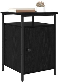 vidaXL Éjjeliszekrény 2 pcs Musta tammi 40 x 42 x 60 cm Faanyag