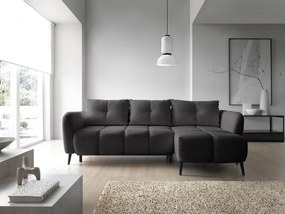 Sarokkanapé Odysea (J) (szürke + fekete) . 1100429