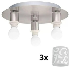 Eglo Eglo - LED Mennyezeti lámpa MY CHOICE 3xE14/4W/230V króm/fehér EG31131H