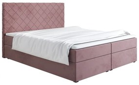 LILLIANA 2 kárpitozott ágy 180x200 - rózsaszín