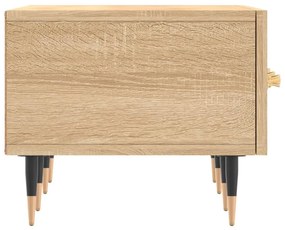 sonoma tölgy színű szerelt fa TV-szekrény 150 x 36 x 30 cm