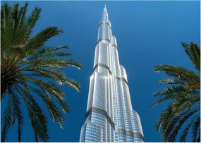 Kép - Burj Khalifa (üvegen) (70x50 cm)