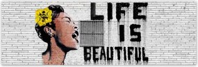 Poszterek 200x66 Banksy Life is beautiful