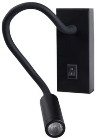 Kanlux 32522 - TONIL LED flexibilis lámpa 2,7W/230V fekete