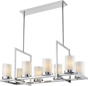 COSMOLIGHT P08018CH MIAMI Glamour Függesztett Lámpa Króm E27 IP20