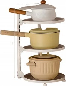 Konyhai edények tárolására szolgáló állvány-rendező (magasság 46 cm)