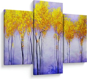 Sárga fák képe (90x60 cm)