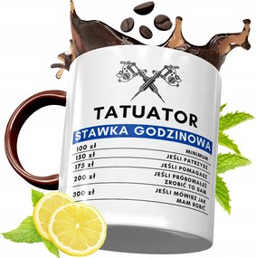 Bordó Bögre Tetováló Születésnapra Ajándék fényképes nyomtatással