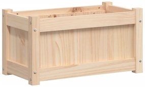 tömör fenyőfa virágláda 60x31x31 cm