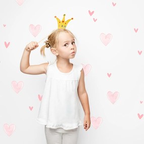 INSPIO Szívecske falmatrica - Rózsaszín