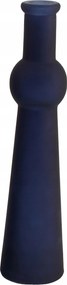 Üveg Váza Virágokhoz Sötétkék 5,5x23cm