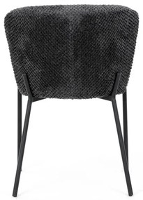 Étkezőszék szürke bouclé szövettel. CT-W1077 GREY2