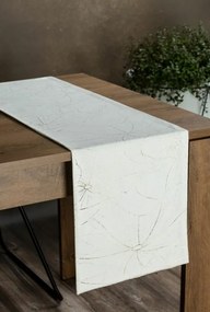 Blink18 bársony asztali futó Fehér 35x220 cm