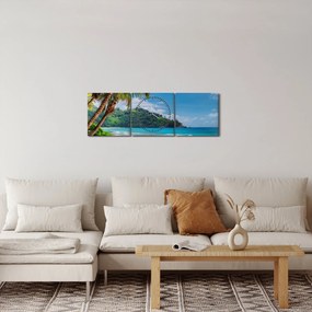 Kép - Karibi (órával) (90x30 cm)