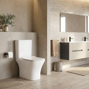 Nile monoblokkos kompakt WC hátsó kifolyással soft close ülőkével