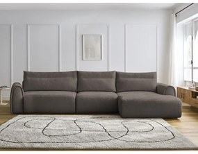 Barna sarokkanapé Aden – Bobochic Paris