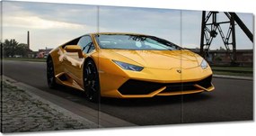 Vászonkép 180x90 Sárga sportautó