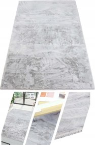 Plüss Szőnyeg Nyuszi Szőrme Puha Bársony Rabbit Ezüst 200X290cm
