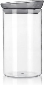 Mabel üveg tároló doboz 1850 ml szürke