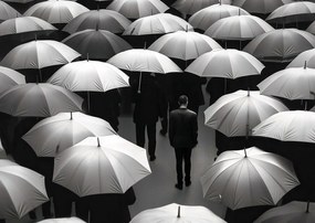 Poszter 29,7x21cm Magány a tömegben