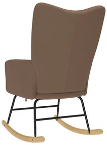 barna szövet hintaszék