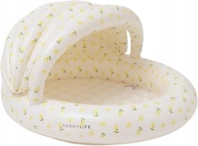 Sunnylife -felfújható gyerekmedence napellenzővel 31 l 120 x 100 x 77 cm