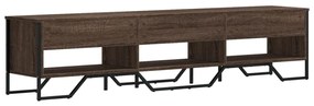 barna tölgyszínű szerelt fa TV-szekrény 180 x 34 x 41 cm