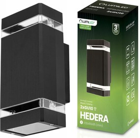 Kerti fali lámpa Kültéri homlokzati fali lámpa 2x GU10 Led