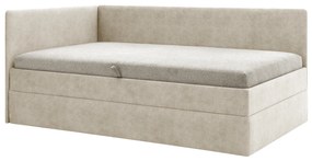 Egyszemélyes ágy 110 cm Optoman (barnásszürke) (ágyráccsal és matraccal) (tárolóhellyel). Akció -14%. 1098578