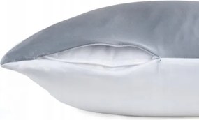 Klara Selyem párnahuzat 50x70 bambusz szürke